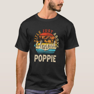 Mens  For Fathers Day  Poppie A Title Just Above L T-Shirt