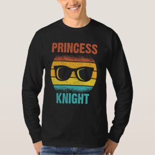 Mens For Fathers Day Princess Knight Of Daughters T-Shirt