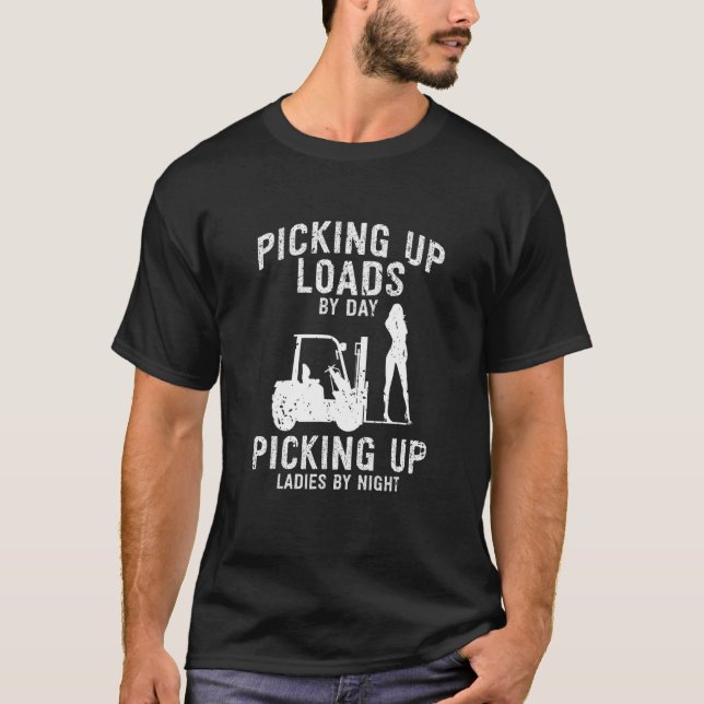 Mens Forklift Operator and Warehouse Driver for Fo T-Shirt (Front)