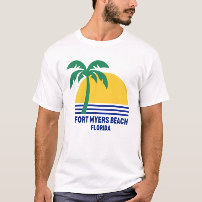 Men's Fort Myers Beach Florida T-Shirt (Front)