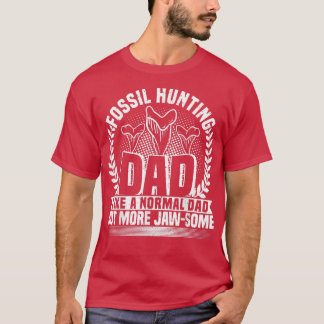 Mens Fossil Hunter, Shark Fossil Hunting Dad, Toot T-Shirt
