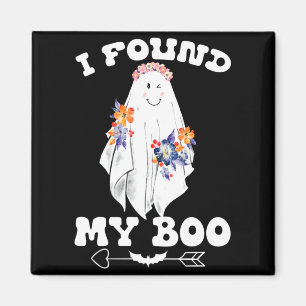 Mens Found Boo Found Boo Funny Couples Halloween Magnet