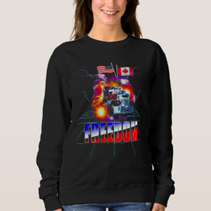 Mens Freedom Convoy 2022 Truckers Sweatshirt