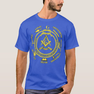 Mens Freemason Tools Faith Hope Charity Masonic Fa T-Shirt