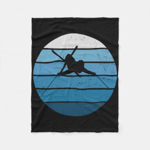 Men's Freestyle Skiing Winter Sport Ski Fleece Blanket