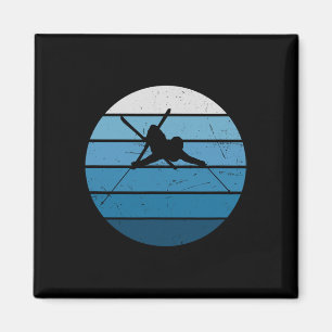 Men's Freestyle Skiing Winter Sport Ski Magnet