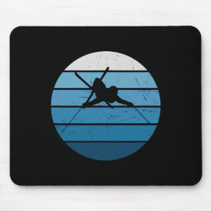 Men's Freestyle Skiing Winter Sport Ski Mouse Mat