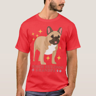 Mens French Bulldog Grandpa  Dog Owner French Bull T-Shirt