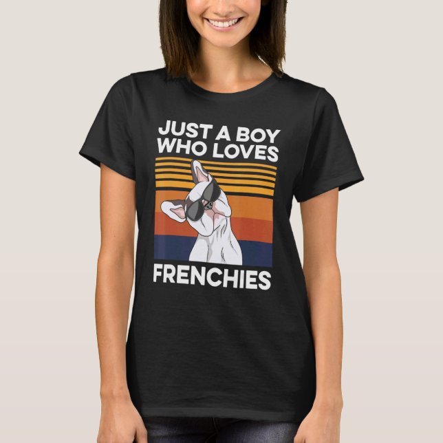 Mens French Bulldog Quote For Your Frenchie Husban T-Shirt (Front)