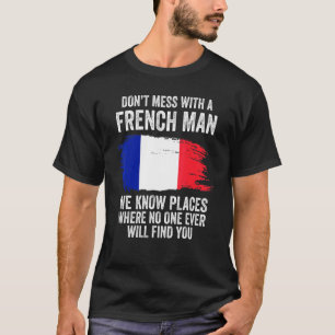 Mens French Flag France T-Shirt