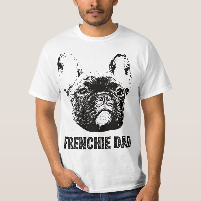 Mens Frenchie Dad - French Bulldog Dad  T-Shirt (Front)