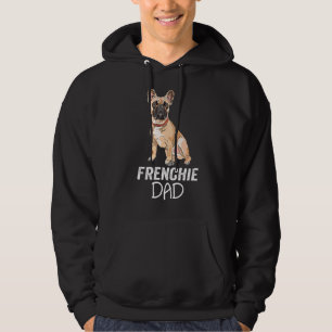 Mens Frenchie Daddy French Bulldog Dog Dad Hoodie