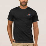 Men's Front & Back Print Bella Canvas Short Sleeve T-Shirt<br><div class="desc">Custom Add Image Company Logo Text Here Men's Modern Elegant Tshirts Black Template Men's Bella Canvas Short Sleeve T-Shirt.</div>