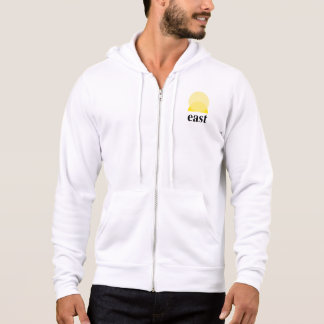 Men's Full-Zip Hoodie in White