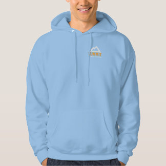 Men's Full Zip Hoodie with Logo on Back