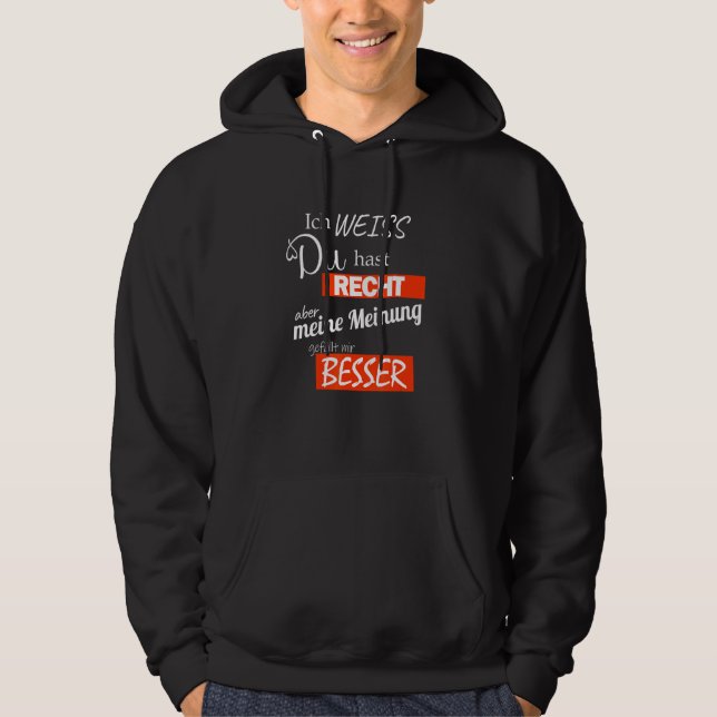 Mens Fun For Smart Guessing Idea Hoodie (Front)
