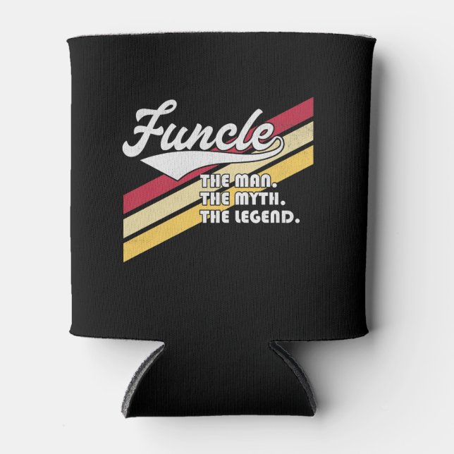Mens Funcle The Man The Myth The Legend Fathers Can Cooler (Front)
