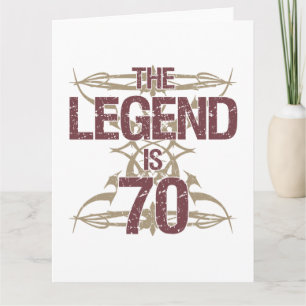 Men's Funny 70th Birthday Card