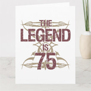 Men's Funny 75th Birthday Card