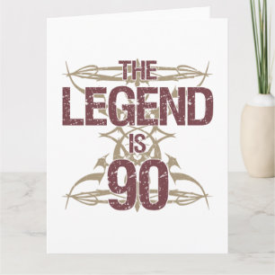 Men's Funny 90th Birthday Card