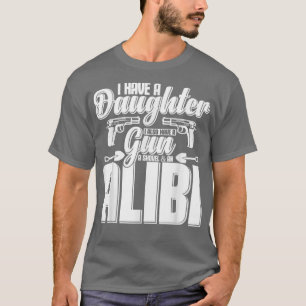 Mens Funny Alibi Party Night Joke Quotes Sarcastic T-Shirt