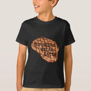 Mens Funny Anti-vegan Professional Steak Eater Bbq T-Shirt