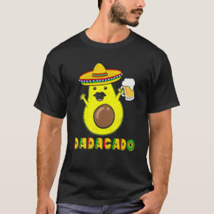 Mens Funny Avocado Dad Vegan Guacamole Dadacado So T-Shirt