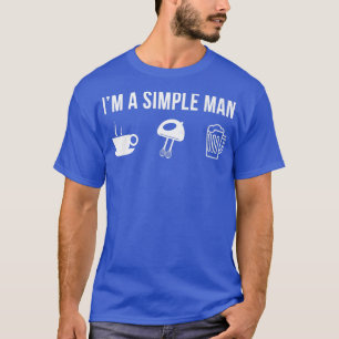Mens Funny Baking Cakes Muffins Brownies Hobby Sim T-Shirt