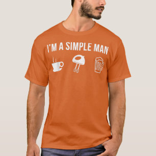 Mens Funny Baking Cakes Muffins Brownies Hobby Sim T-Shirt