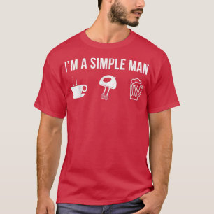 Mens Funny Baking Cakes Muffins Brownies Hobby Sim T-Shirt