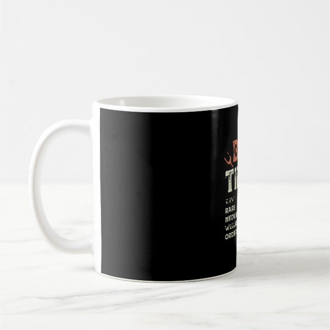 Mens funny bbq grill chef grilling master barbecue coffee mug (Left)