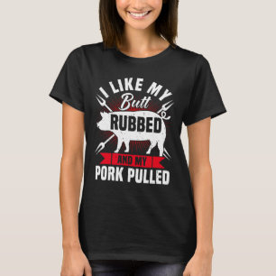 Mens Funny Bbq Grilling Pulled Pork T-Shirt