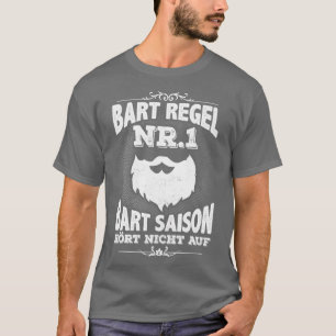 Mens Funny beard carrier gifts full beard saying b T-Shirt