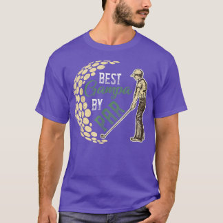 Mens Funny Best Gampa By Par Father's Day Golf Lov T-Shirt