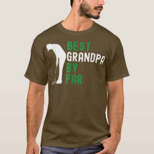 Mens Funny Best Grandpa By Par Father's Day Golf G T-Shirt