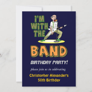 Mens Funny Birthday Party Invitations