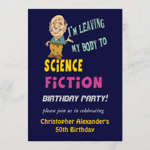 Mens Funny Birthday Party Invitations
