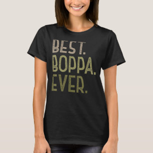 Mens Funny Boppa For Grandad Fathers Day Best Bopp T-Shirt