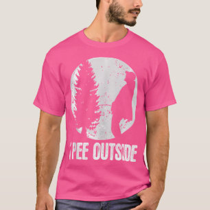 Mens Funny Camping 	s For Men I Pee Outside Inappr T-Shirt