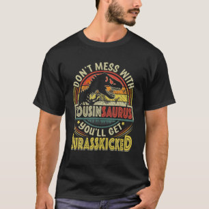 Mens Funny Cousin Rex Saurus Father's Day Christma T-Shirt