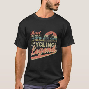 Mens Funny Cycling Bike For Dad I Gift Racing Bike T-Shirt