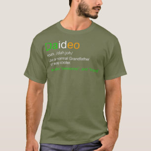 Mens Funny Daideo Ireland Grandfather Grandpa T-Shirt