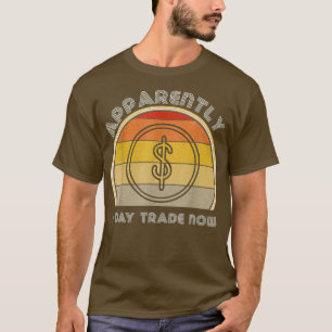 Mens Funny Day Trading Stock Market Trader T-Shirt