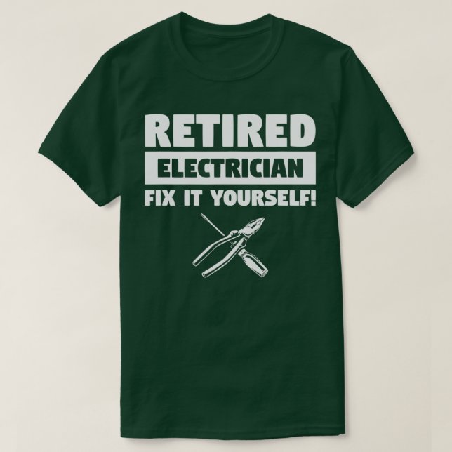 Mens Funny Electrical Engineering Gift For A Retir T-Shirt (Design Front)