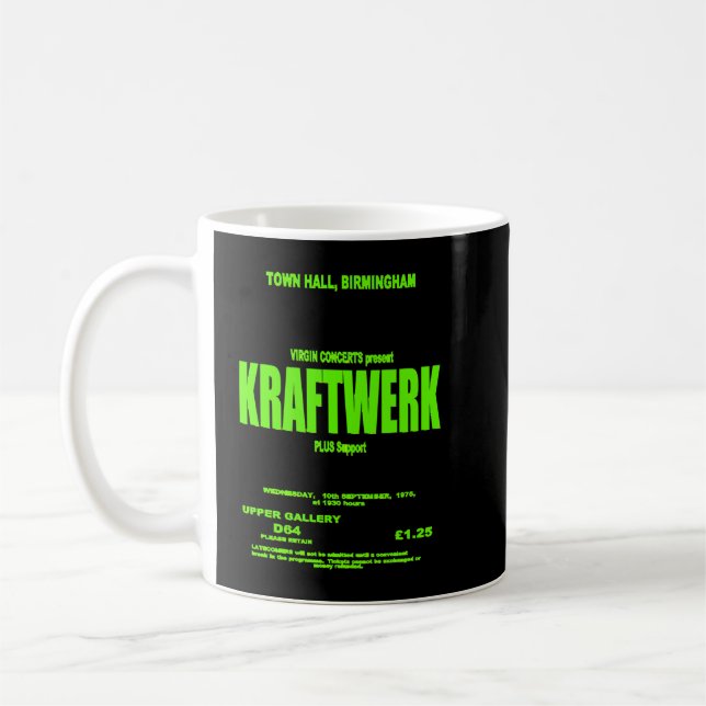 Mens Funny Electronic Kraftwerk Music Gifts For Mu Coffee Mug (Left)