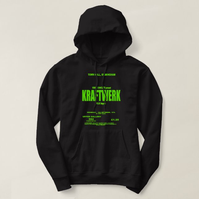 Mens Funny Electronic Kraftwerk Music Gifts For Mu Hoodie (Design Front)