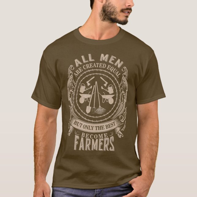 Mens Funny Farming Lover Gift Mens Farming T-Shirt (Front)