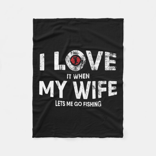 Mens Funny Fishing Quote For Fisherman And Dads  Fleece Blanket (Front)