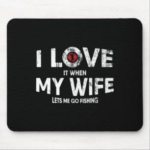 Mens Funny Fishing Quote For Fisherman And Dads Mouse Mat