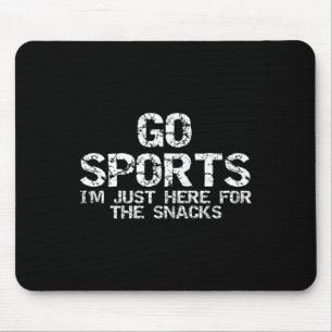 Mens Funny Game Day Quote Go Sports Im Just Here F Mouse Mat